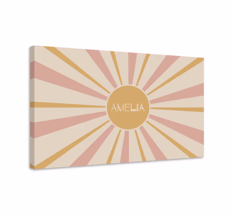 Obraz abeceda dizajn amelia sunburst - Tenstickers