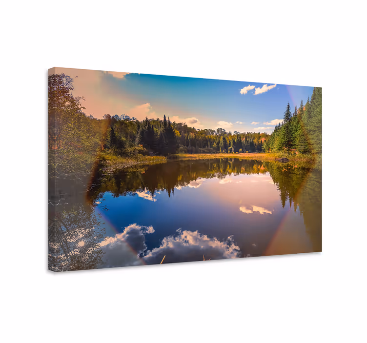 Obraz panoráma pokojný odraz vody - Tenstickers