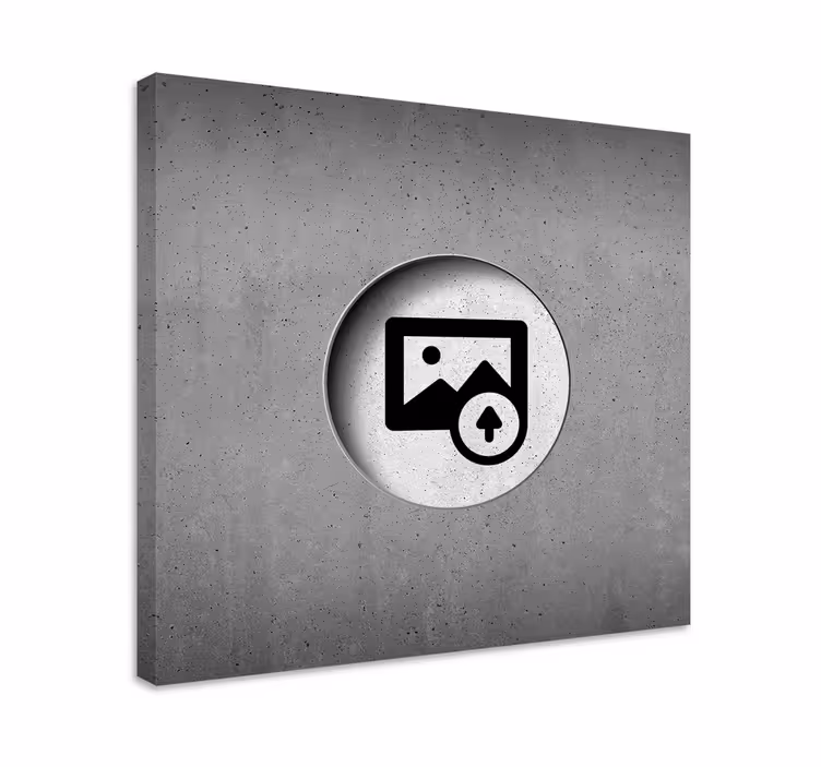 Obraz na stenu surový betón - Tenstickers