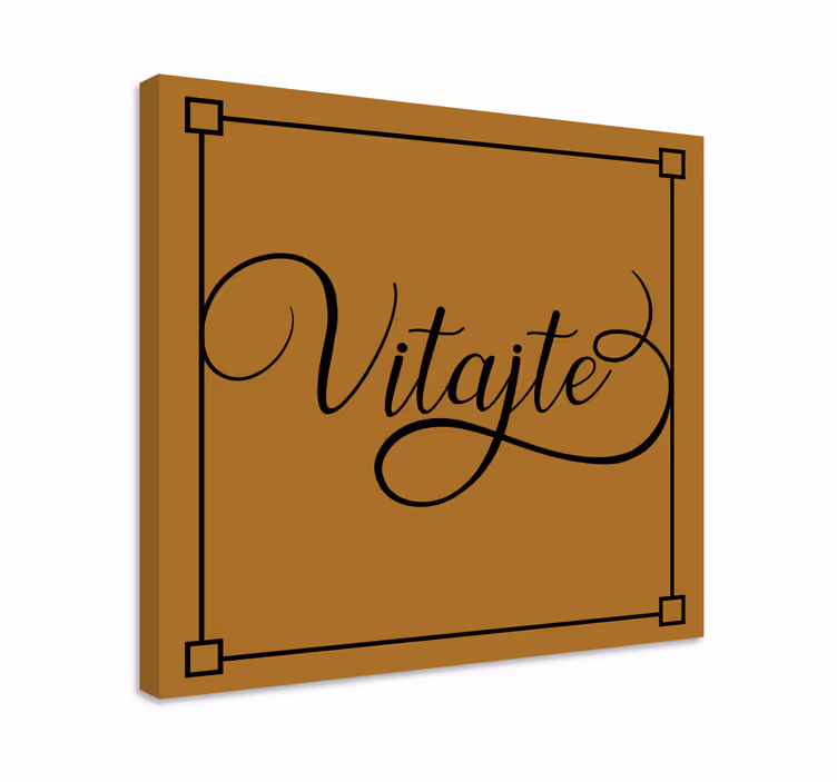 Originálny obraz na stenu Vitajte - Tenstickers