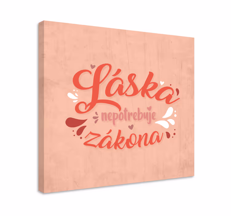 Obraz Láska nepotrebuje zákona - Tenstickers