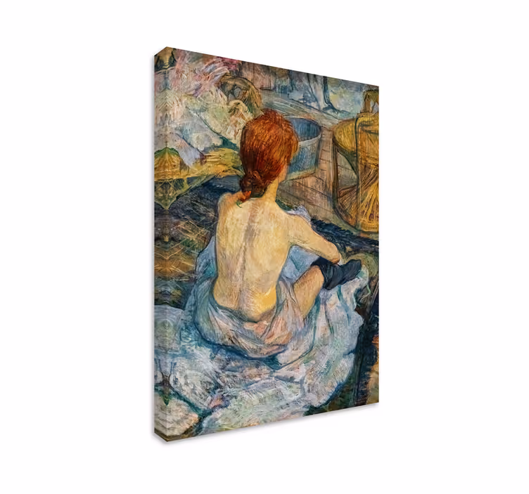 umelecký obraz "La Toilette" od Toulouse-Lautrec"Kúpeľňa" od Toul - Tenstickers
