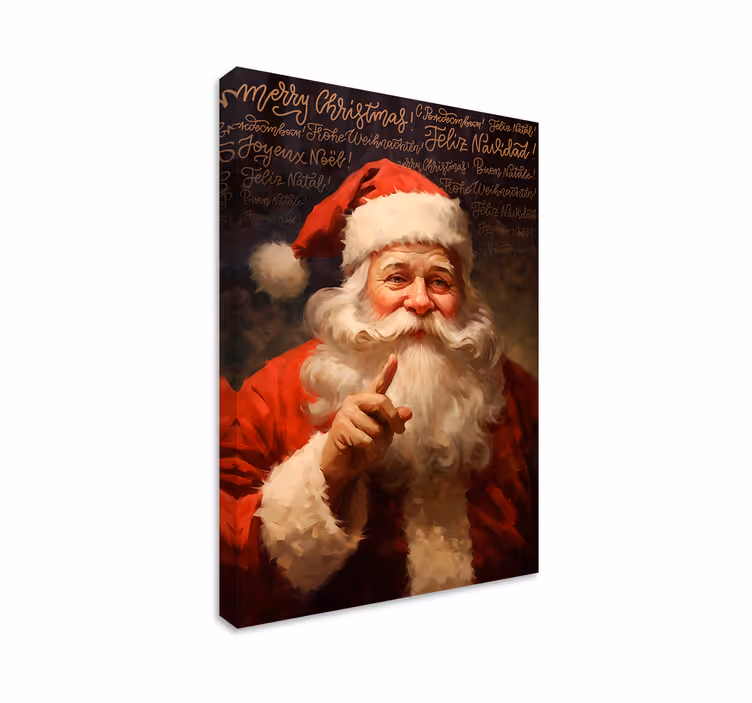 vianočný obraz portrét santa clausa - Tenstickers