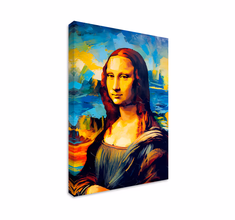 umelecký obraz štýl impresionizmu mona lisa - Tenstickers