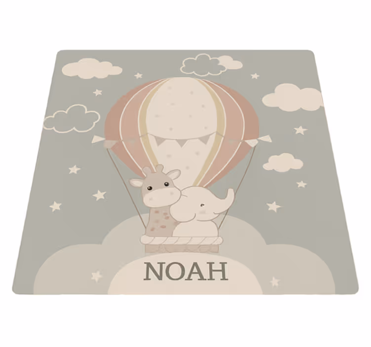Rôzne vinylové koberce pre deti s pastelovým balónom - Tenstickers
