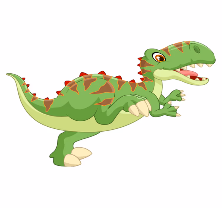 Vinylové koberce zvieratá priateľský dinosaurus - Tenstickers