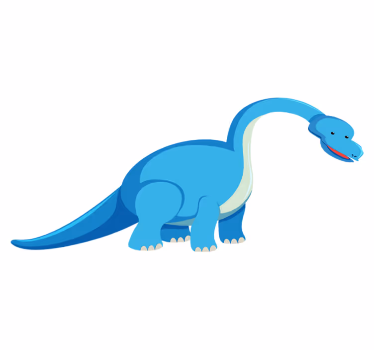 Vinylové koberce zvieratá roztomilá dinosaurová figúrka - Tenstickers