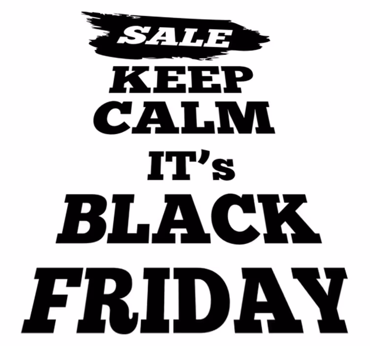 Vinylový koberec black friday propagačná akcia - Tenstickers