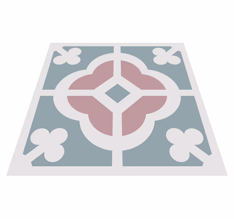 Vinylový koberec do kuchyne s kvetinovým vzorom - Tenstickers