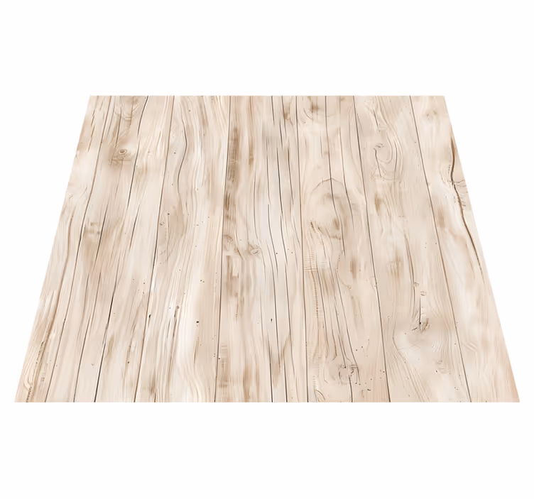 Vinylový koberec do jedálne svetlé drevo pre stôl - Tenstickers