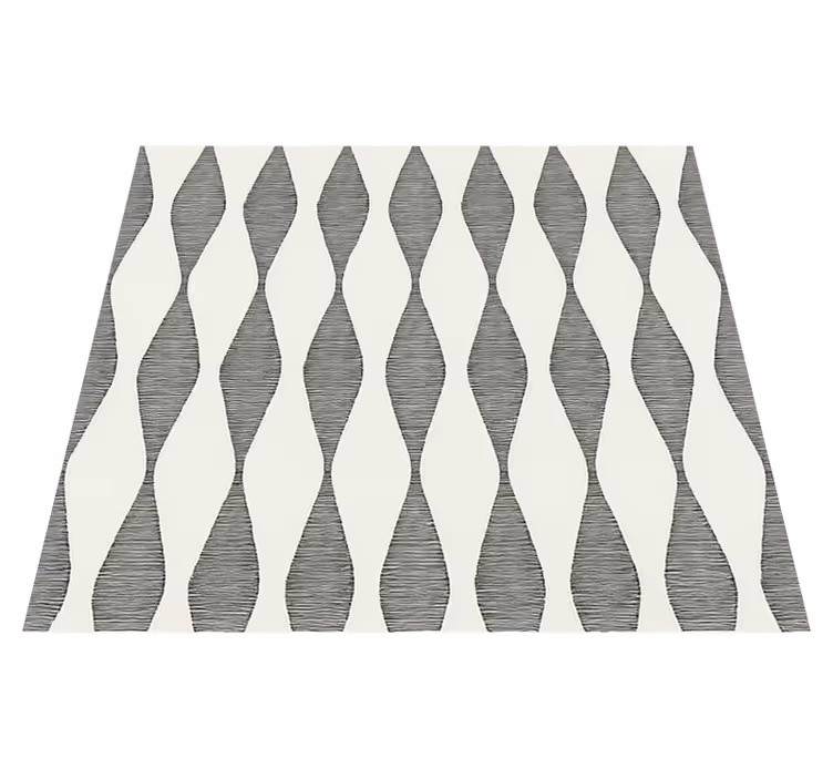 Vinylový koberec do kuchyne rabaul ikaat béžový motív - Tenstickers