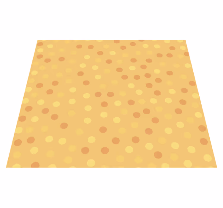 Vinylový koberec do kuchyne s oranžovými kruhmi - Tenstickers