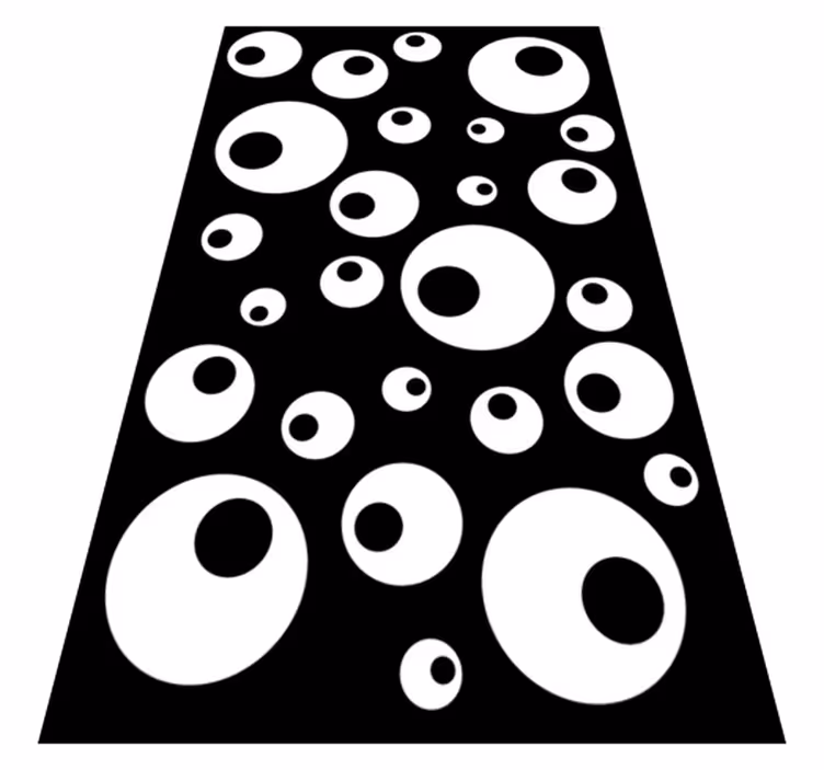Vinylový koberec do kúpeľne vodné perly - Tenstickers