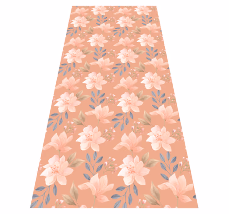 Vinylový koberec s kvetmi kvetinový vzor blossom - Tenstickers