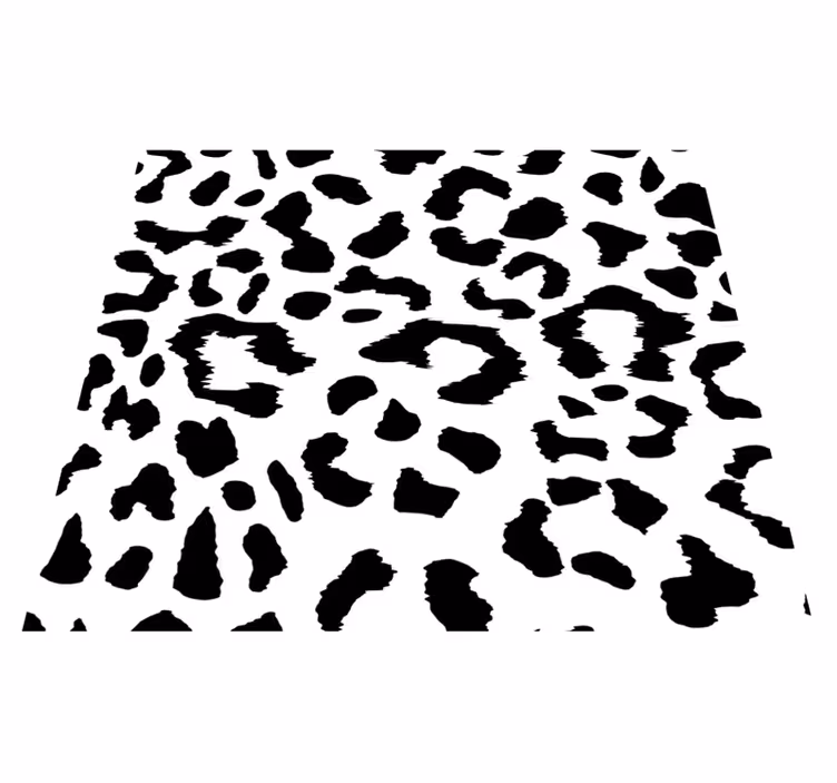Vinylový koberec zvierací vzor leopardí potlač - Tenstickers