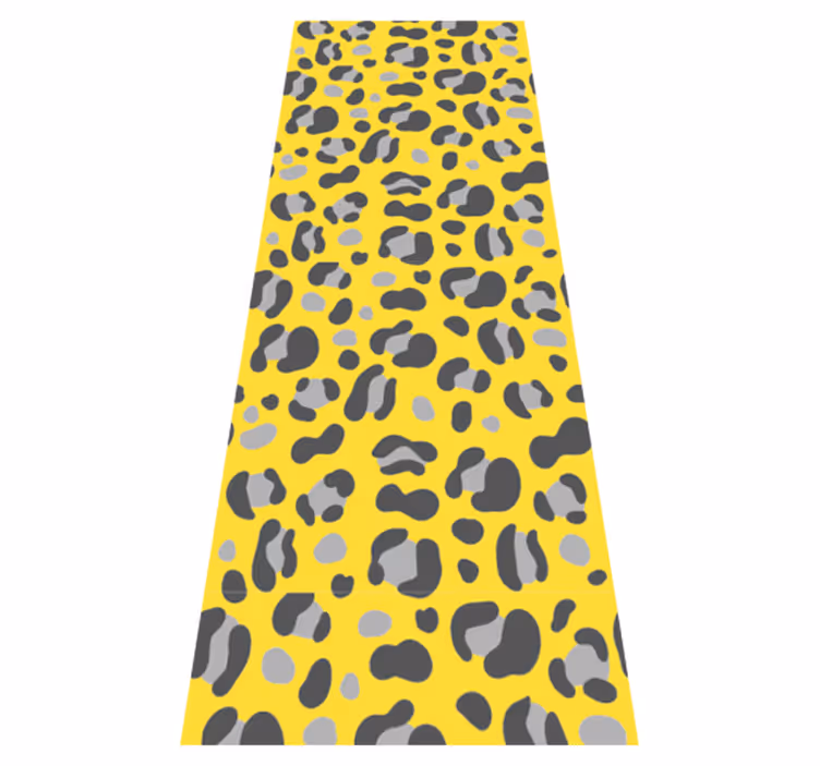 Vinylový koberec zvierací vzor leopardí potlač pantone - Tenstickers