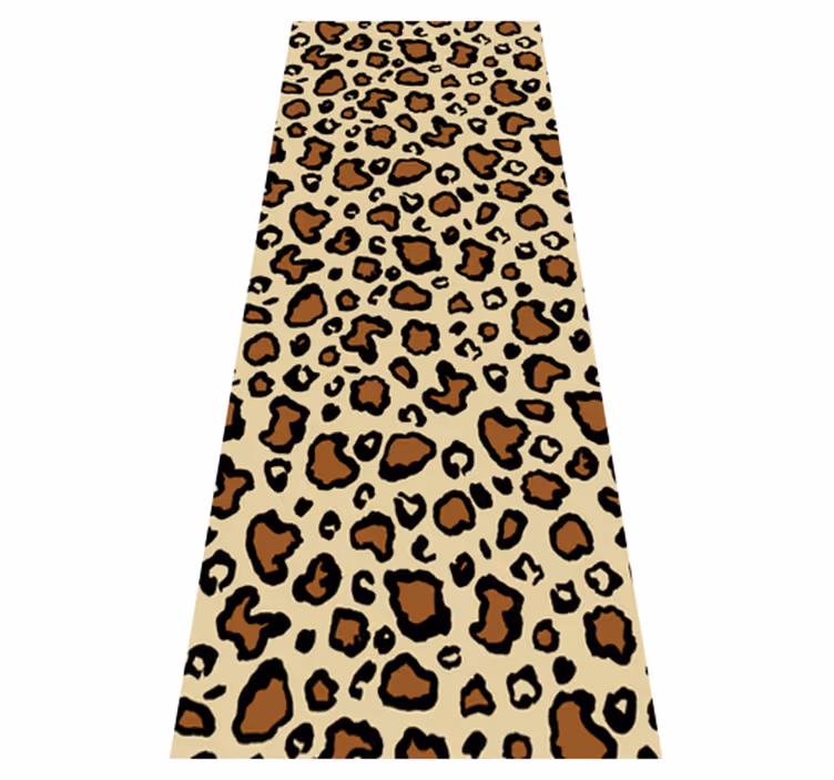 Vinylový koberec zvierací vzor klasický leopardí vzor - Tenstickers