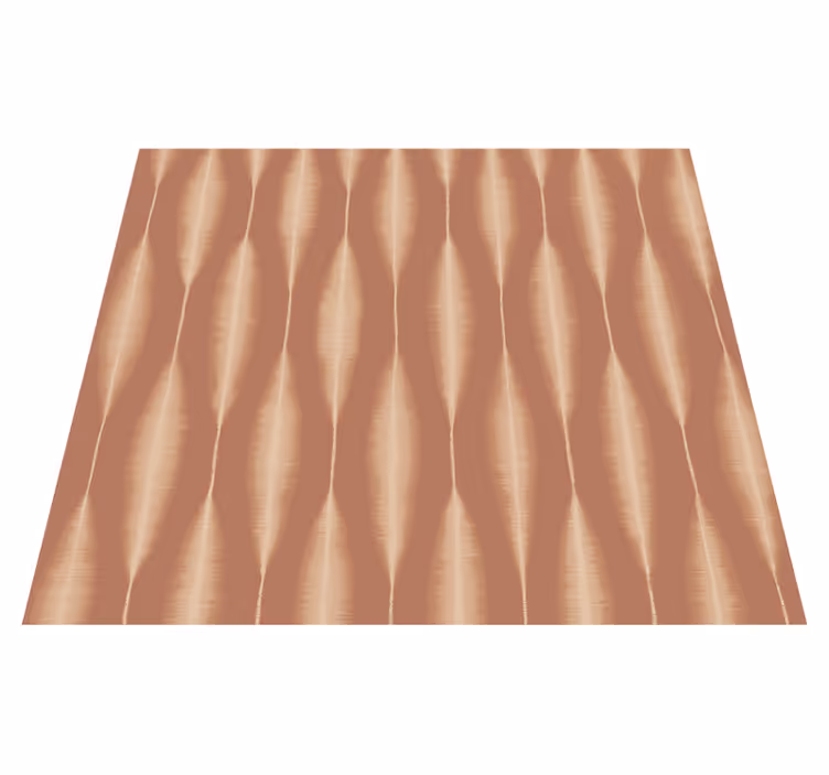 Vinylový koberec s geometrickými tvarmi mocha mousse - Tenstickers
