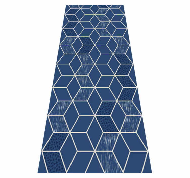 Vinylový koberec s geometrickými tvarmi distressed vittoria - Tenstickers