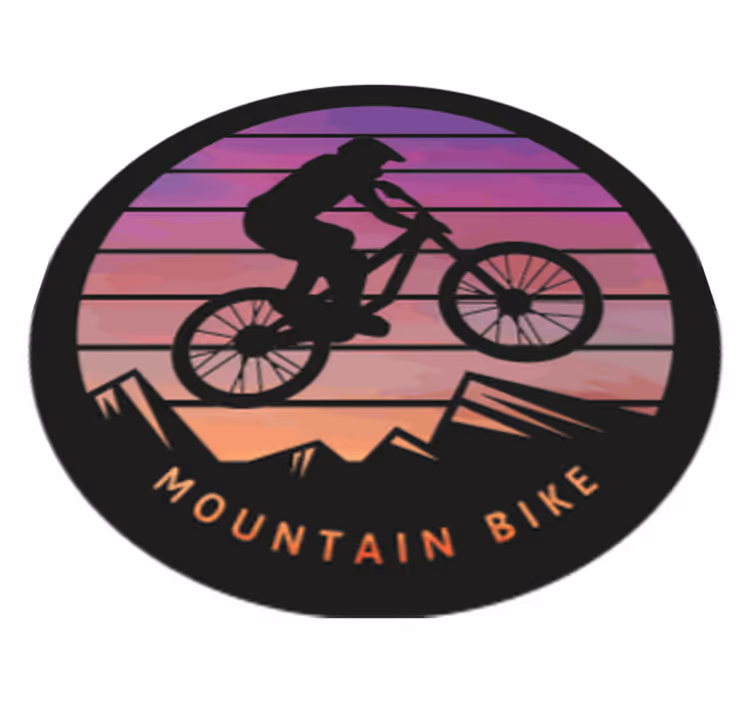 Prírodný vinylový koberec pre horských cyklistov - Tenstickers