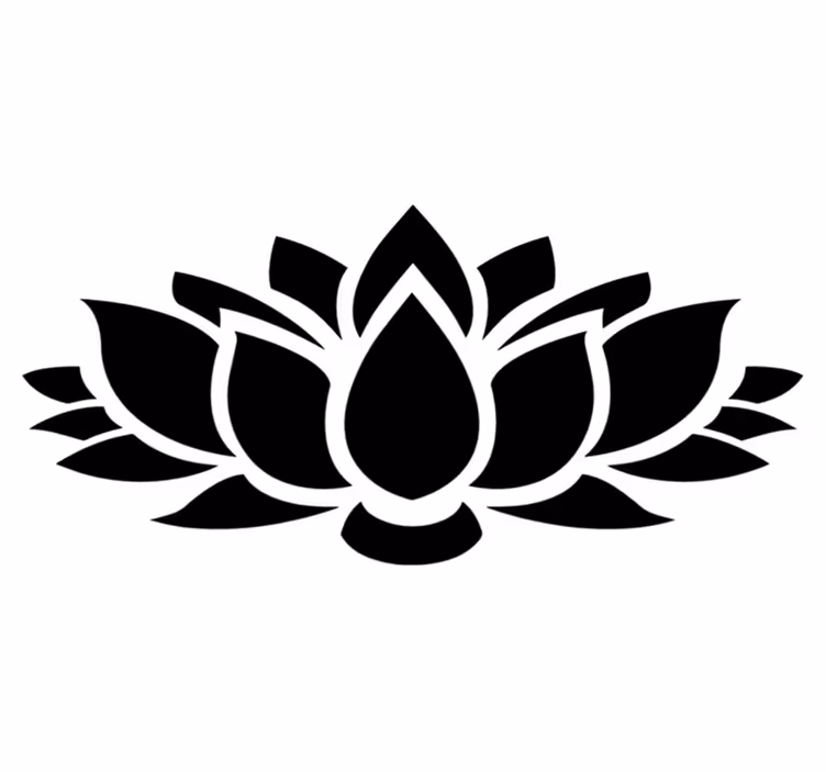 Vinylový koberec do spálne lotus jednoduchý - Tenstickers