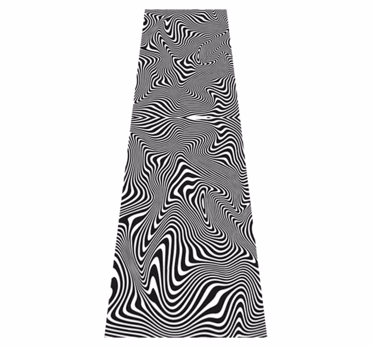 Vinylový koberec do kúpeľne zebra 3d efekt - Tenstickers
