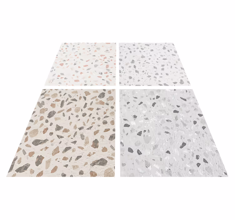 Vinylový koberec do kuchyne s terrazzo textúrou - Tenstickers