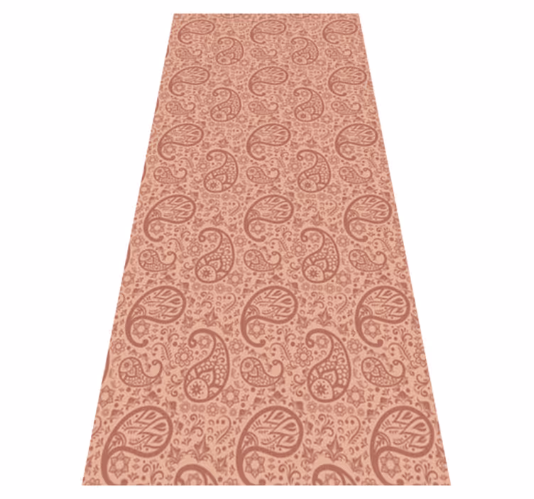 Vinylový koberec do kuchyne s motívom paisley - Tenstickers