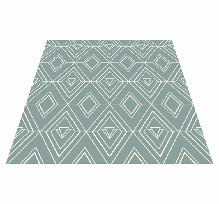 Vinylový koberec do kuchyne art deco geometrický vzor - Tenstickers