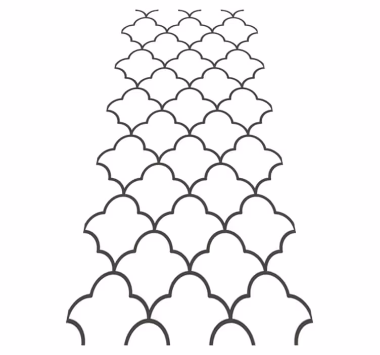 Vinylový koberec do kuchyne geometrický marocký dizajn - Tenstickers