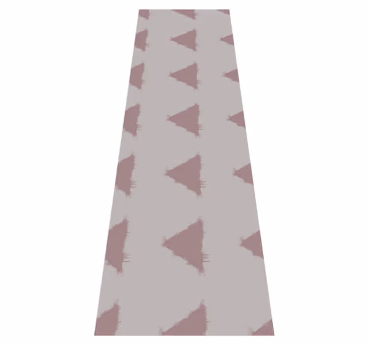 Severský vinylový koberec béžové geometrické trojuholníky - Tenstickers