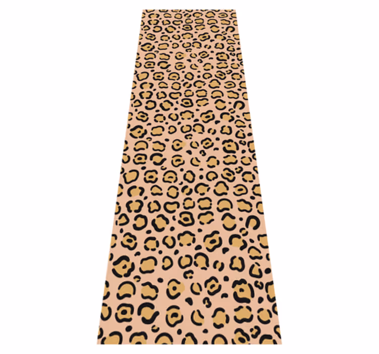 Vinylové koberce zvieratá leopard v pastelových farbách - Tenstickers
