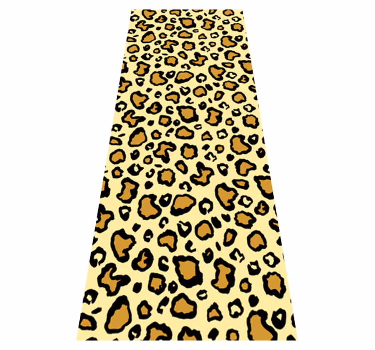 Vinylové koberce zvieratá leopardí potlač klasický vzor - Tenstickers