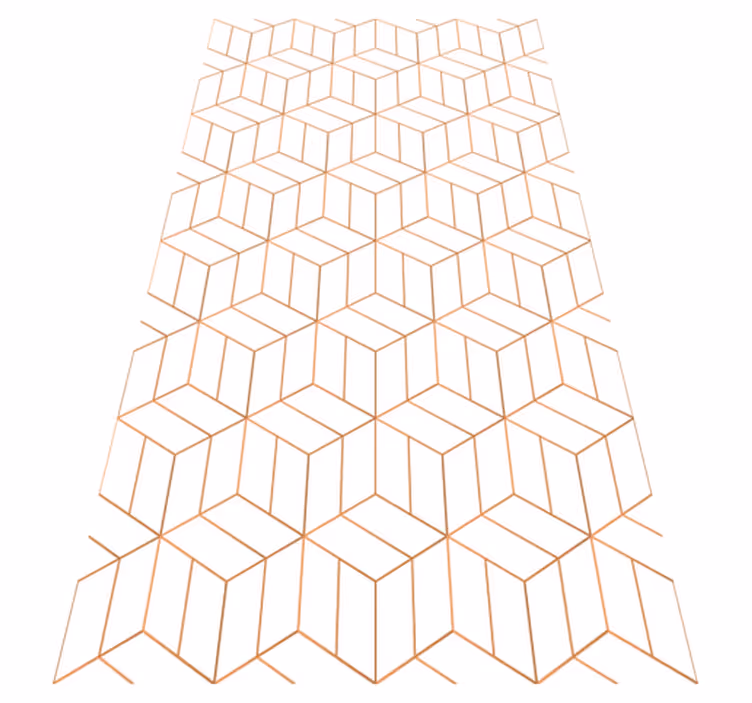 Moderný vinylový koberec s rôznymi octagonmi - Tenstickers