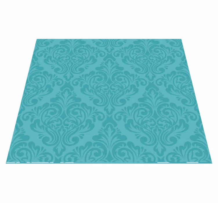 Vinylový koberec vintage damask - Tenstickers