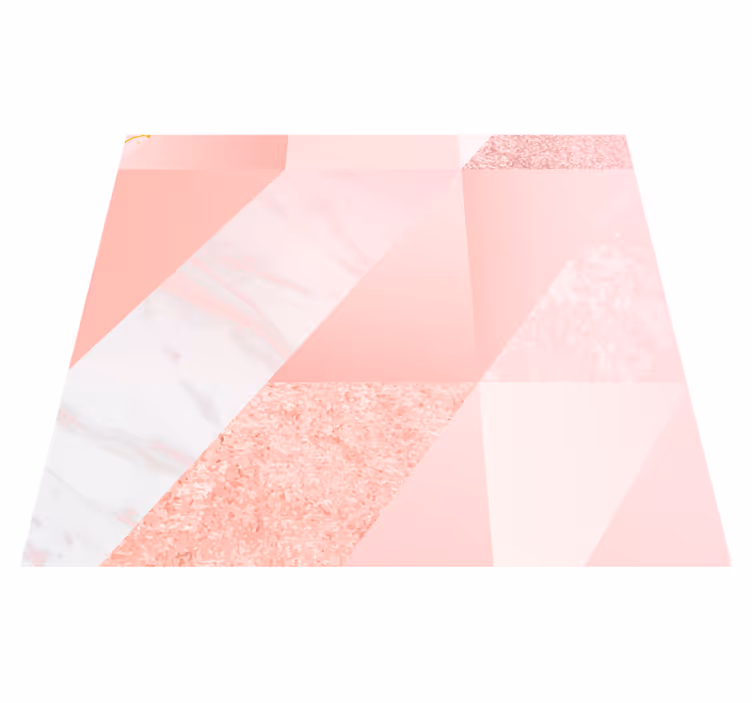 Vzorovaný vinylový koberec ružový mramor - Tenstickers