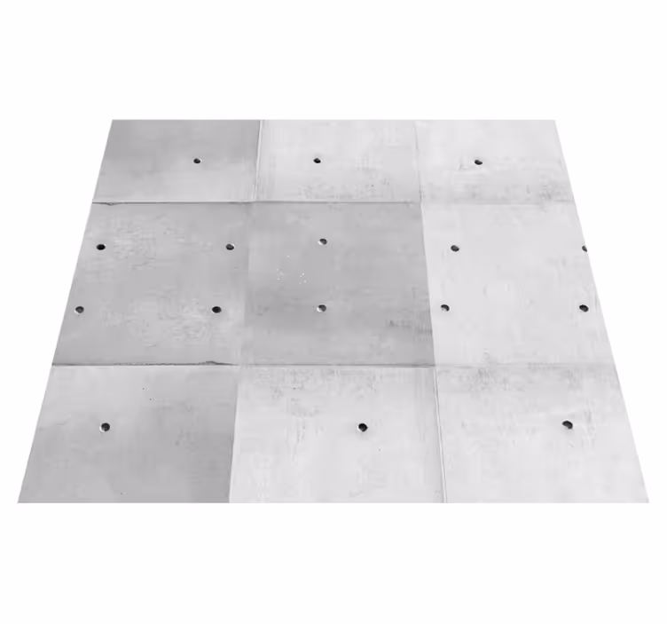 Vzorovaný vinylový koberec minimalistické betónové panely - Tenstickers