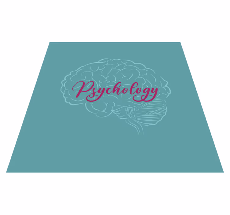 Vinylový koberec citáty psychológia mysle - Tenstickers