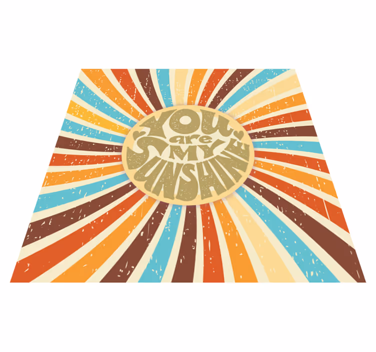 Vinylový koberec citáty si moje slnko - Tenstickers