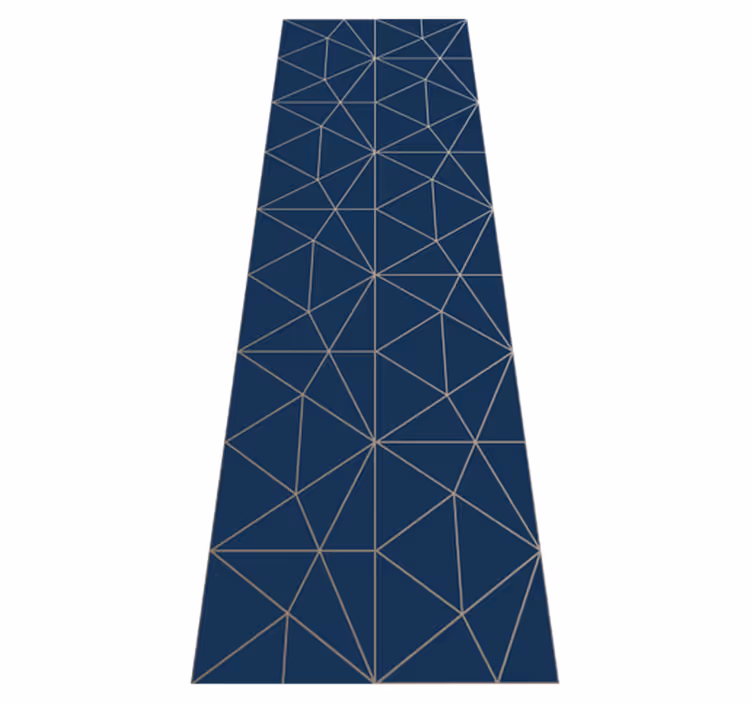 Vinylový koberec do obývačky trojuholníkový prism - Tenstickers