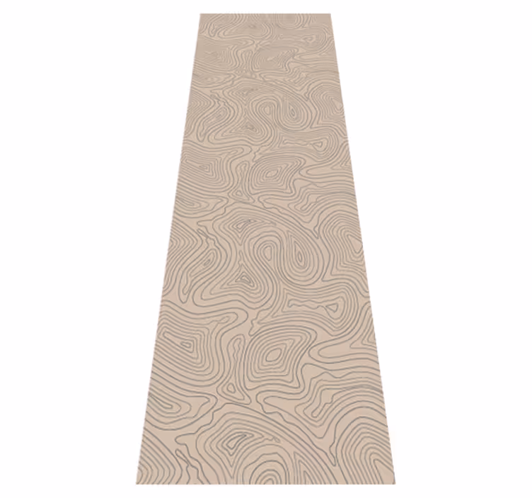 Béžový vinylový koberec taupe topografický - Tenstickers