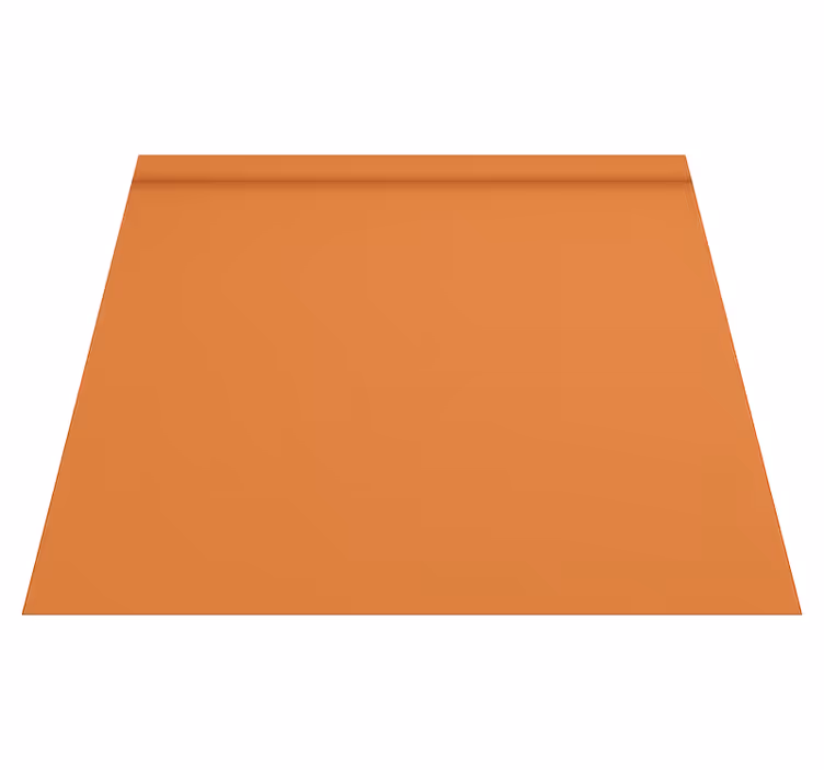 Oranžový vinylový koberec v teplej jednofarebnej farbe - Tenstickers