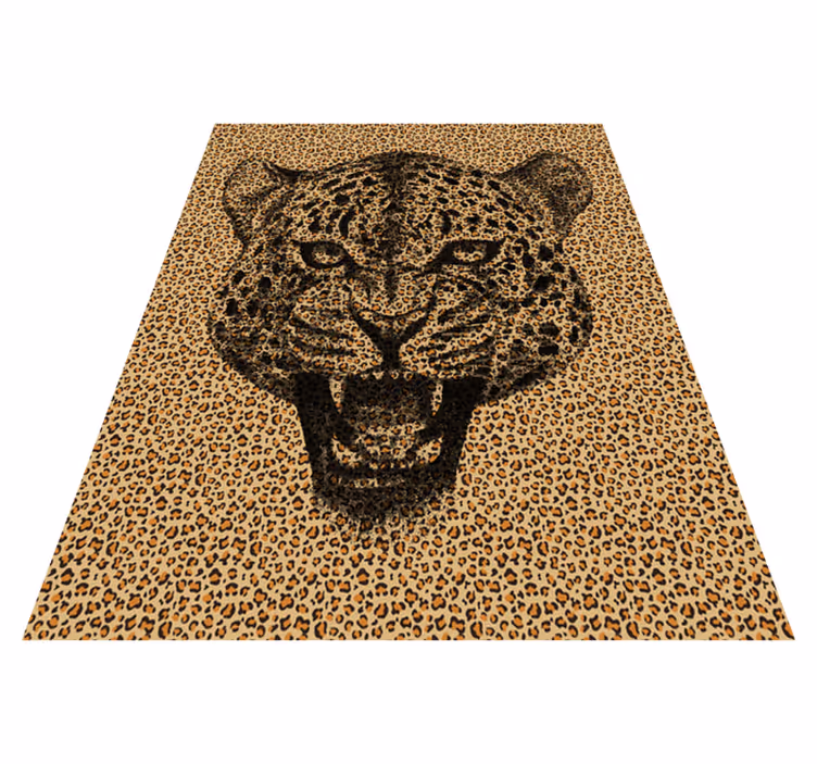 Úžasný vinylový koberec pre leopardské zvieratá - Tenstickers