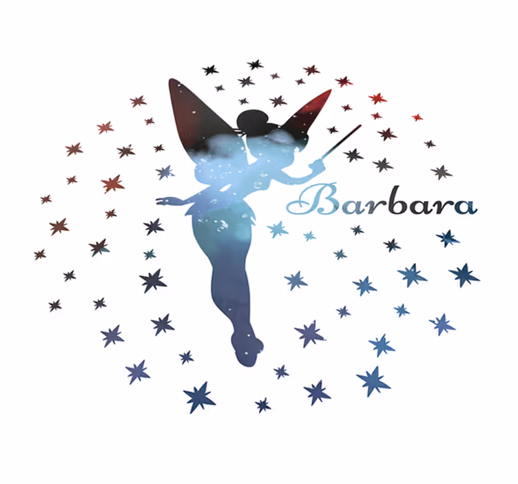 Vinylová koberec s menom - Tenstickers