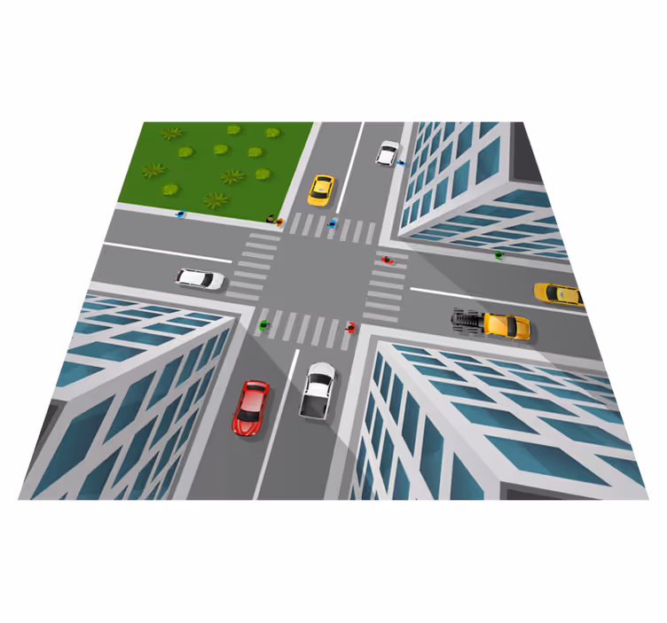 Ohromujúci 3d koberec z rozcestia - Tenstickers