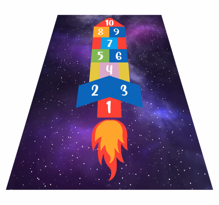 detský vinylový hry galaktický poskok - Tenstickers