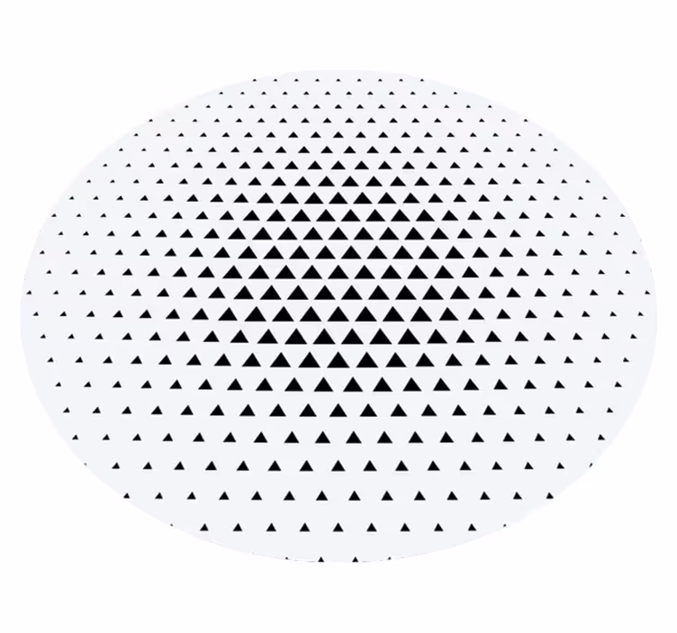Vinylový koberec s geometrickými tvarmi trojuholníkový - Tenstickers