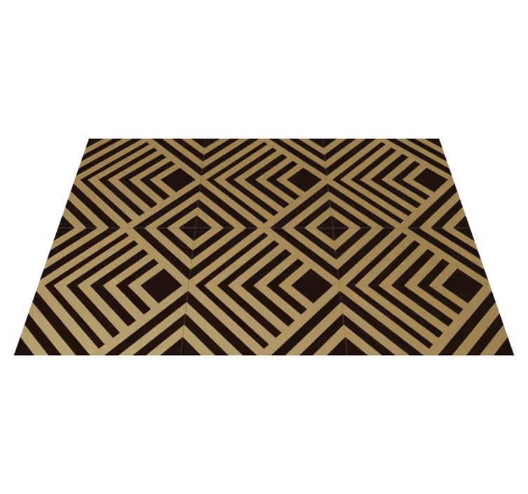 čierny diamantový geometrický vinyl - Tenstickers