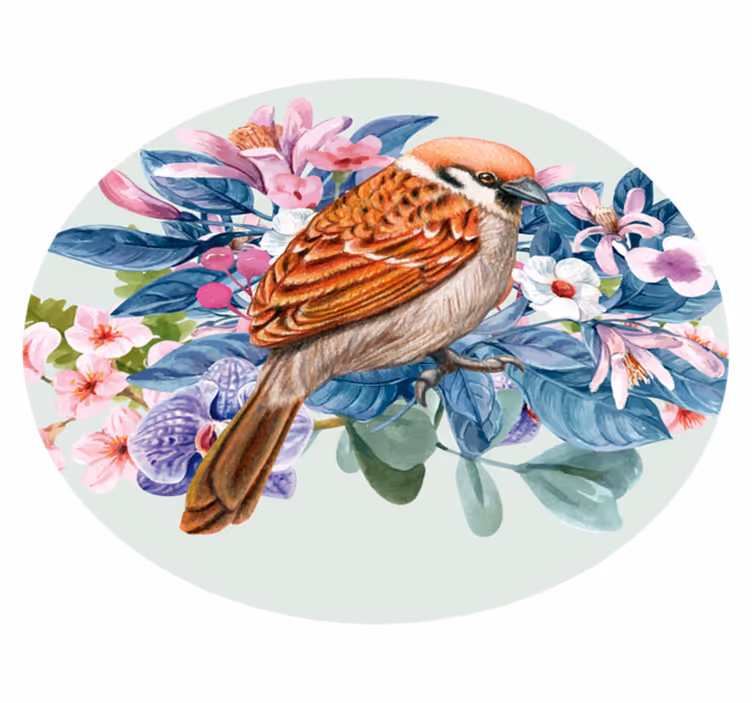 Veľkolepý kruhový vinylový koberec - Tenstickers