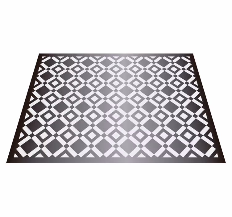 vinylový koberec do obývačky geometrické diamanty - Tenstickers
